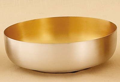 Open Ciborium Silver with Gold Inside